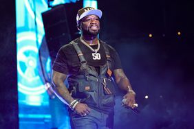 50 Cent performs onstage during the 50 Cent: The Final Lap Tour at Barclays Center