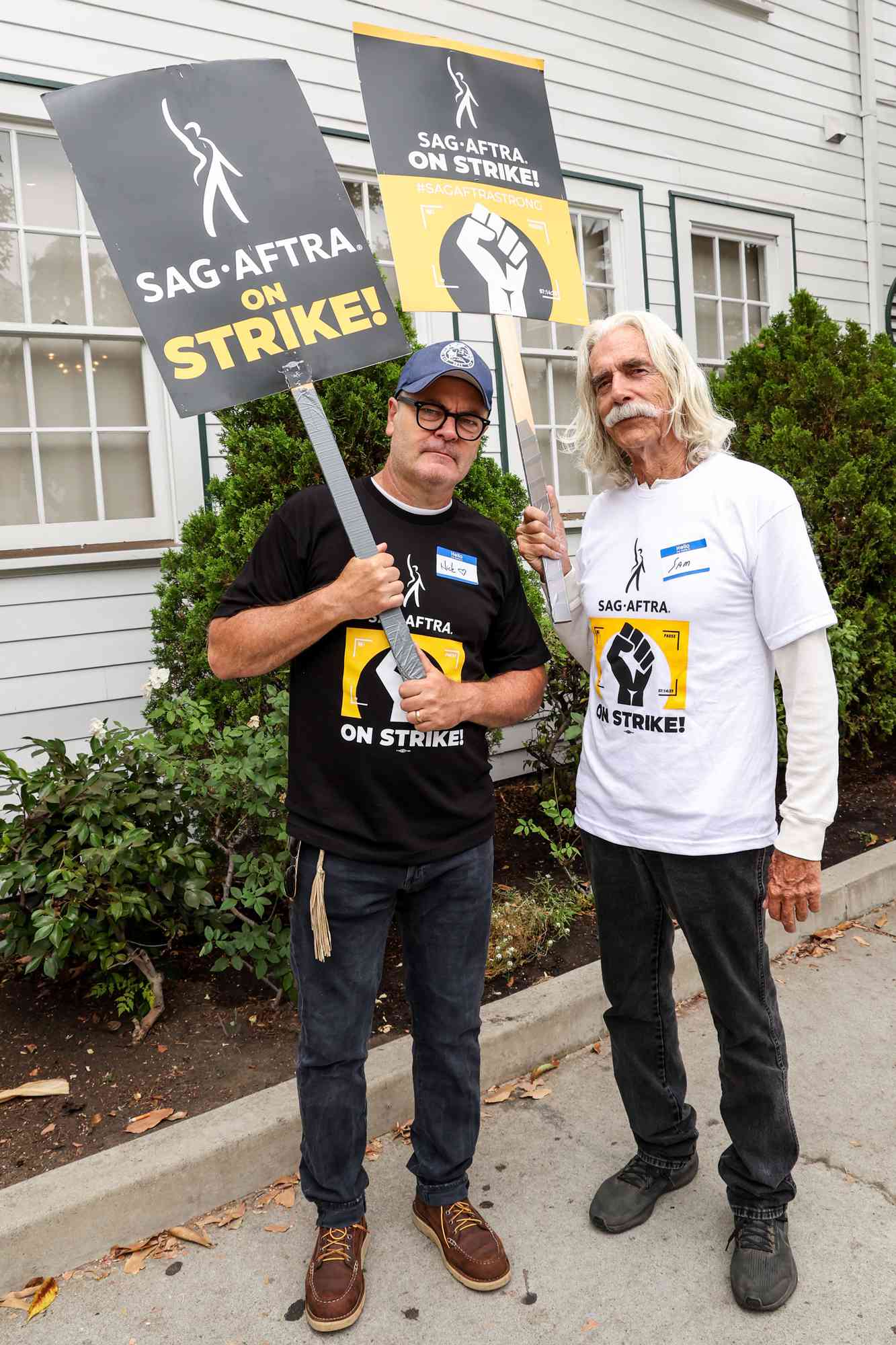 (L-R) Nick Offerman and Sam Elliott