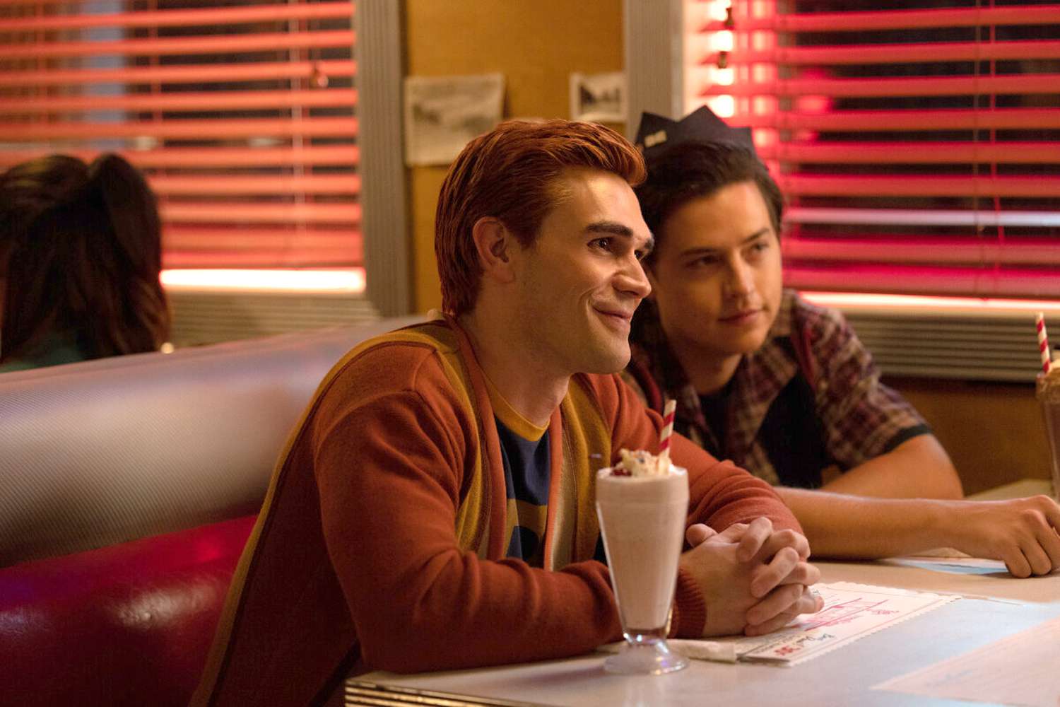 KJ Apa as Archie Andrews and Cole Sprouse as Jughead Jones 