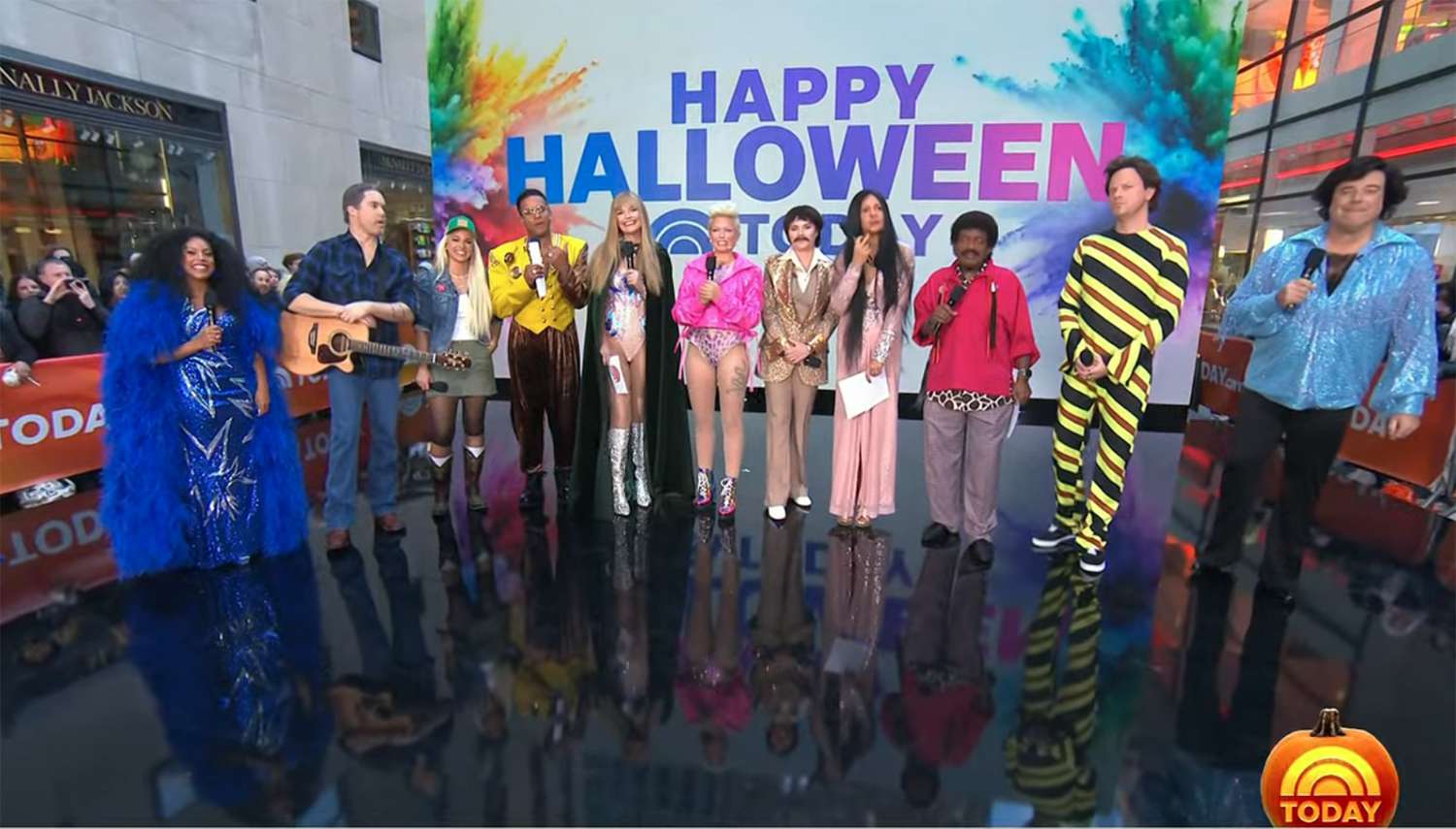 Halloween on "Today" at Rockefeller Plaza 