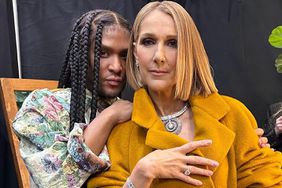 Law Roach and Celine Dion, pre-Grammys 2024