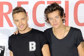 Liam Payne (L) and Harry Styles