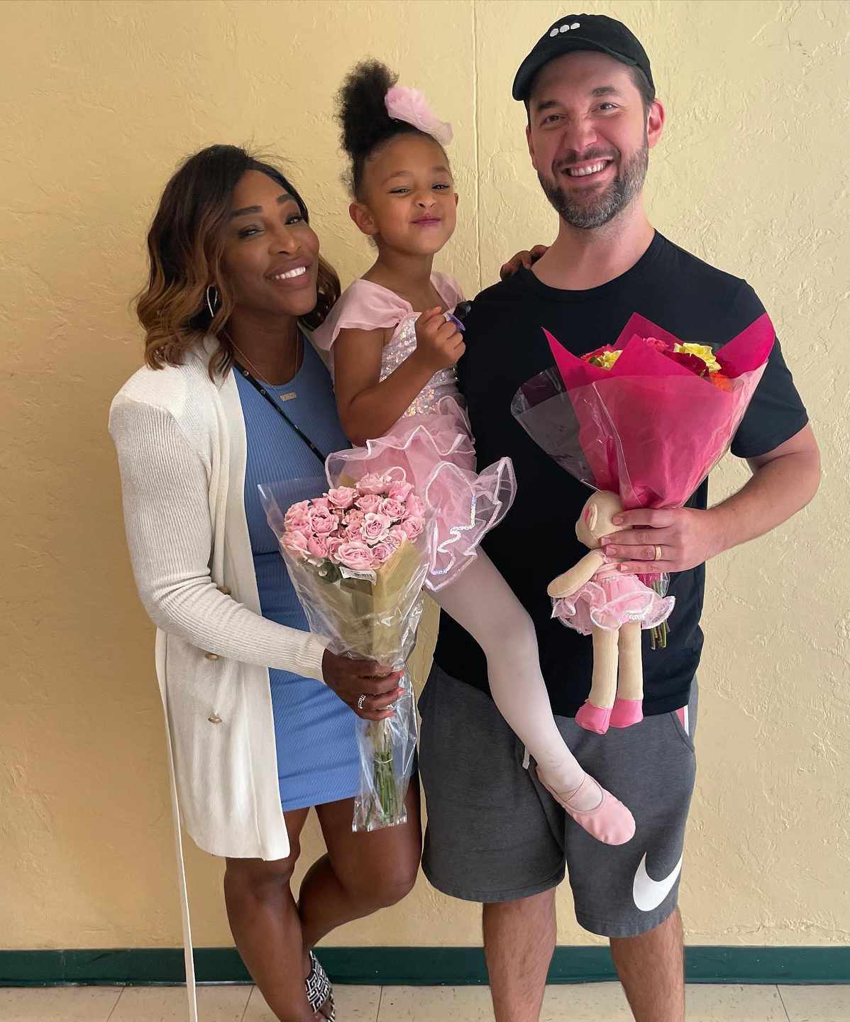 Alexis Ohanian, Serena Williams and daughter olympia