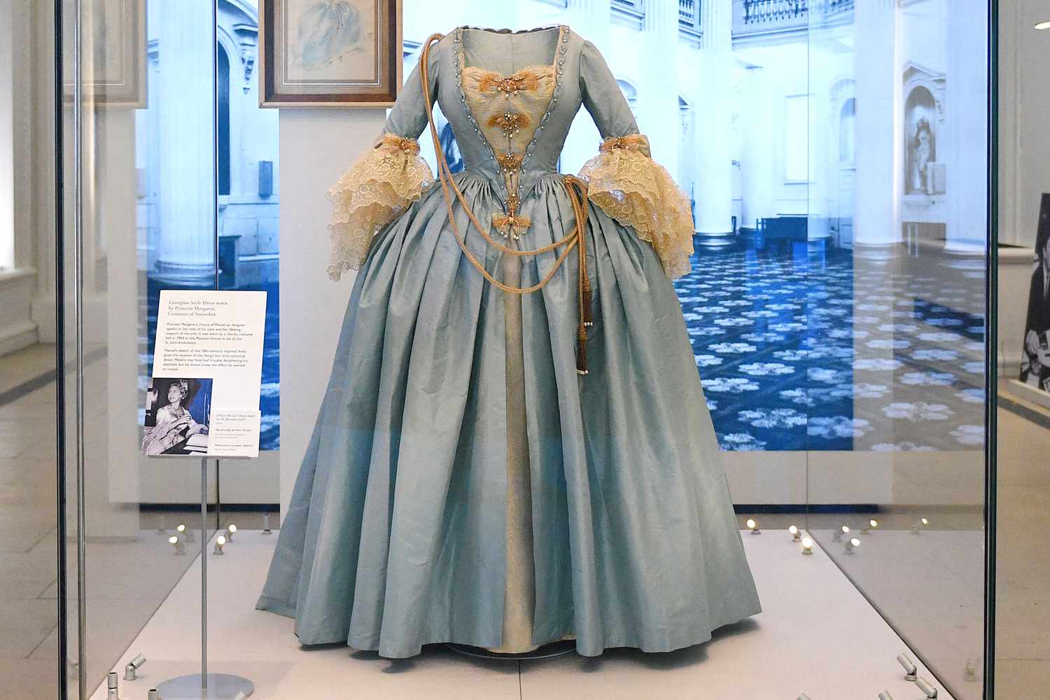 A Georgian style dress worn by Princess Margaret