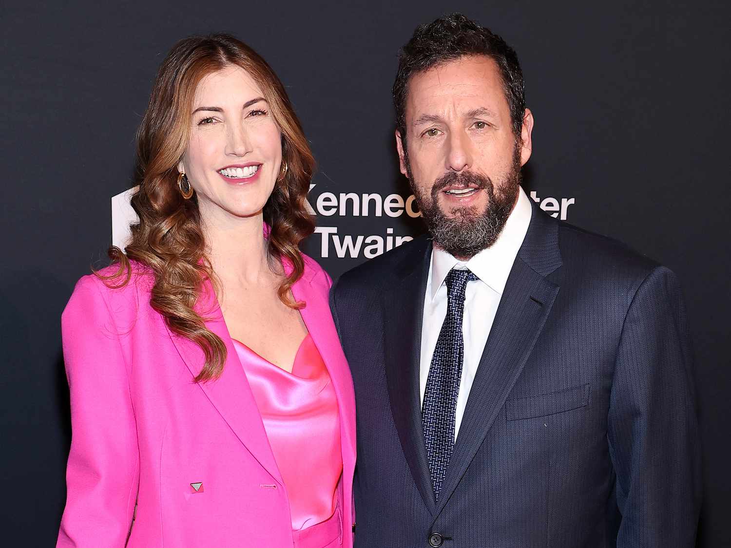 Jackie Sandler and Adam Sandler attend the 24th Annual Mark Twain Prize For American Humor at The Kennedy Center on March 19, 2023 in Washington, DC