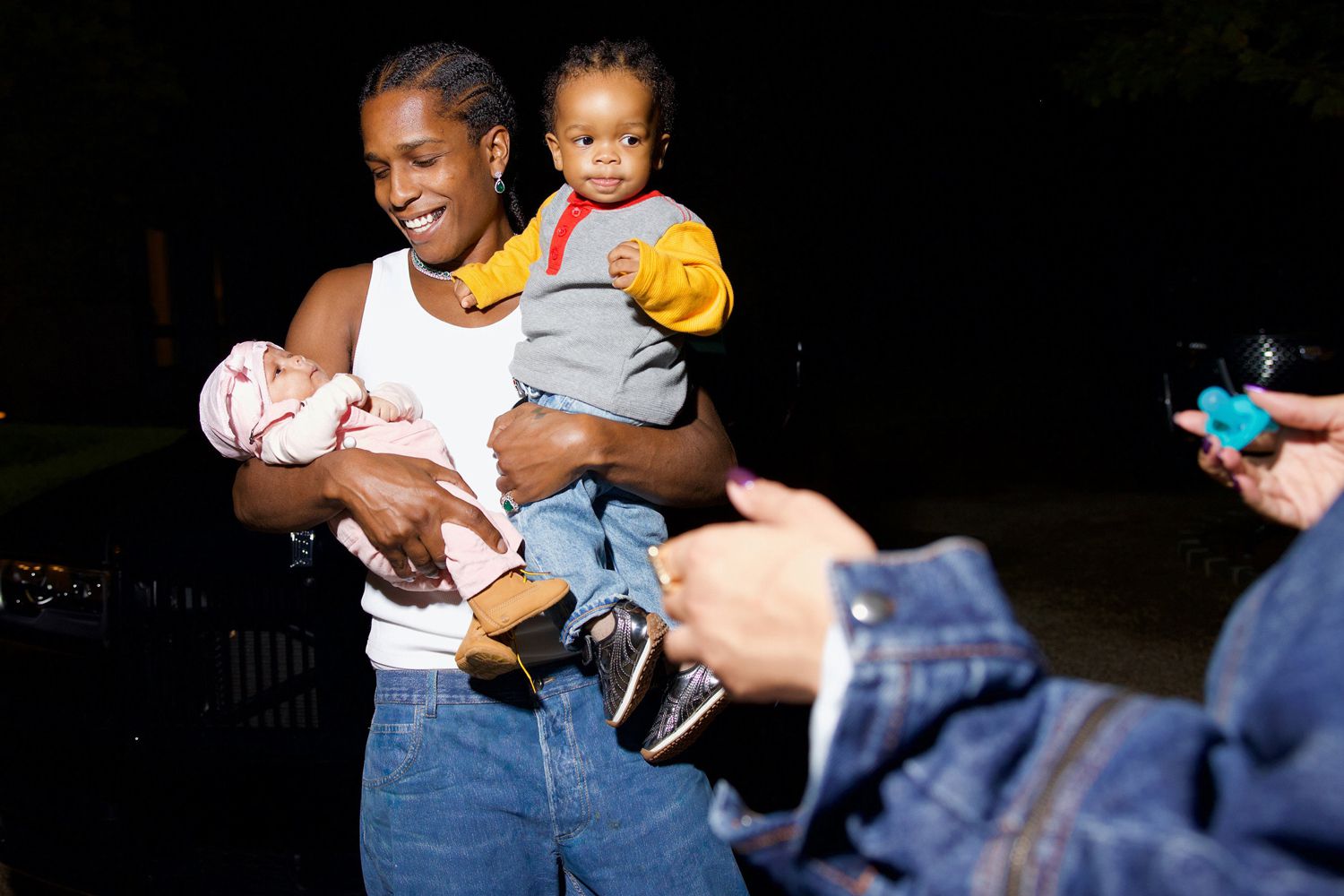 Rihanna and ASAP Rocky are sharing with the world an intimate photoshoot along with their newborn son, Riot Rose