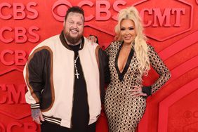 Jelly Roll and Bunnie XO attend the 2024 CMT Music Awards