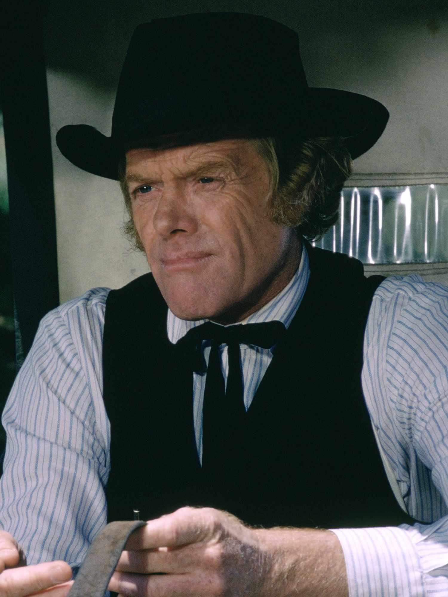 Kevin Hagen as Doctor Hiram Baker in 'Little House on the Prairie'.