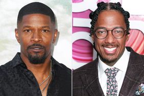 Jamie Foxx arrives at the World Premiere Of Netflix's "Day Shift" at Regal LA Live on August 10, 2022 in Los Angeles, California.; Nick Cannon attends Soul Train Awards 2023 on November 19, 2023 in Beverly Hills, California.