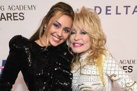 Miley Cyrus and Dolly Parton attend MusiCares Person of the Year honoring Dolly Parton at Los Angeles Convention Center on February 8, 2019 in Los Angeles, California. 