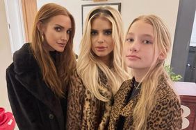 Jessica Simpson and Daughter Maxwell are Lookalikes in Chic Animal Print Jackets 