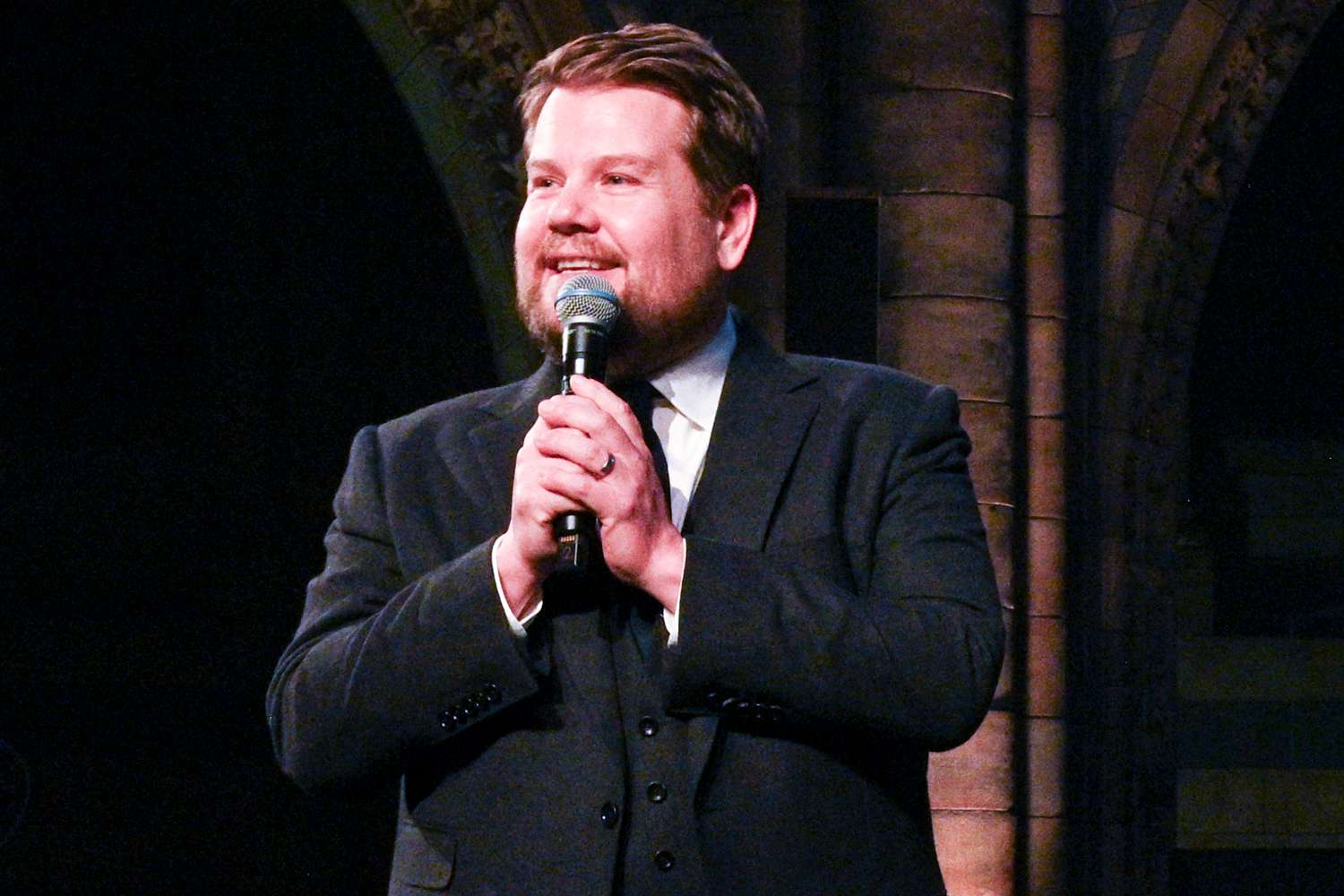 James Corden attends the DKMS London Gala 2024 at The Natural History Museum on May 23, 2024, in London 