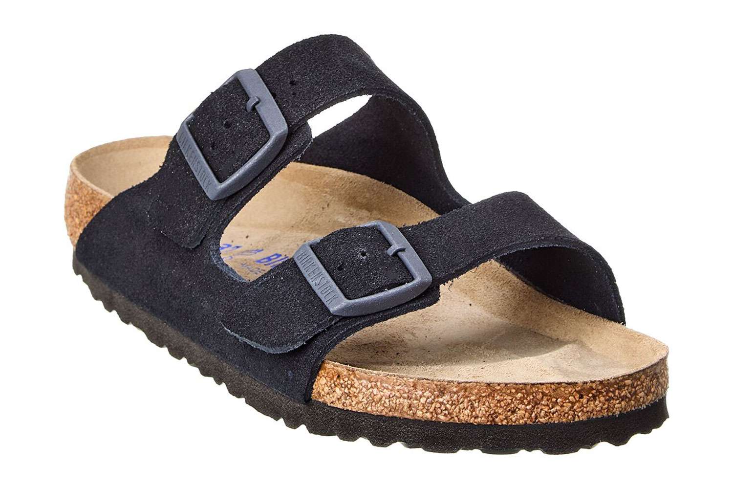 Gilt Birkenstock Arizona BS Suede Sandal