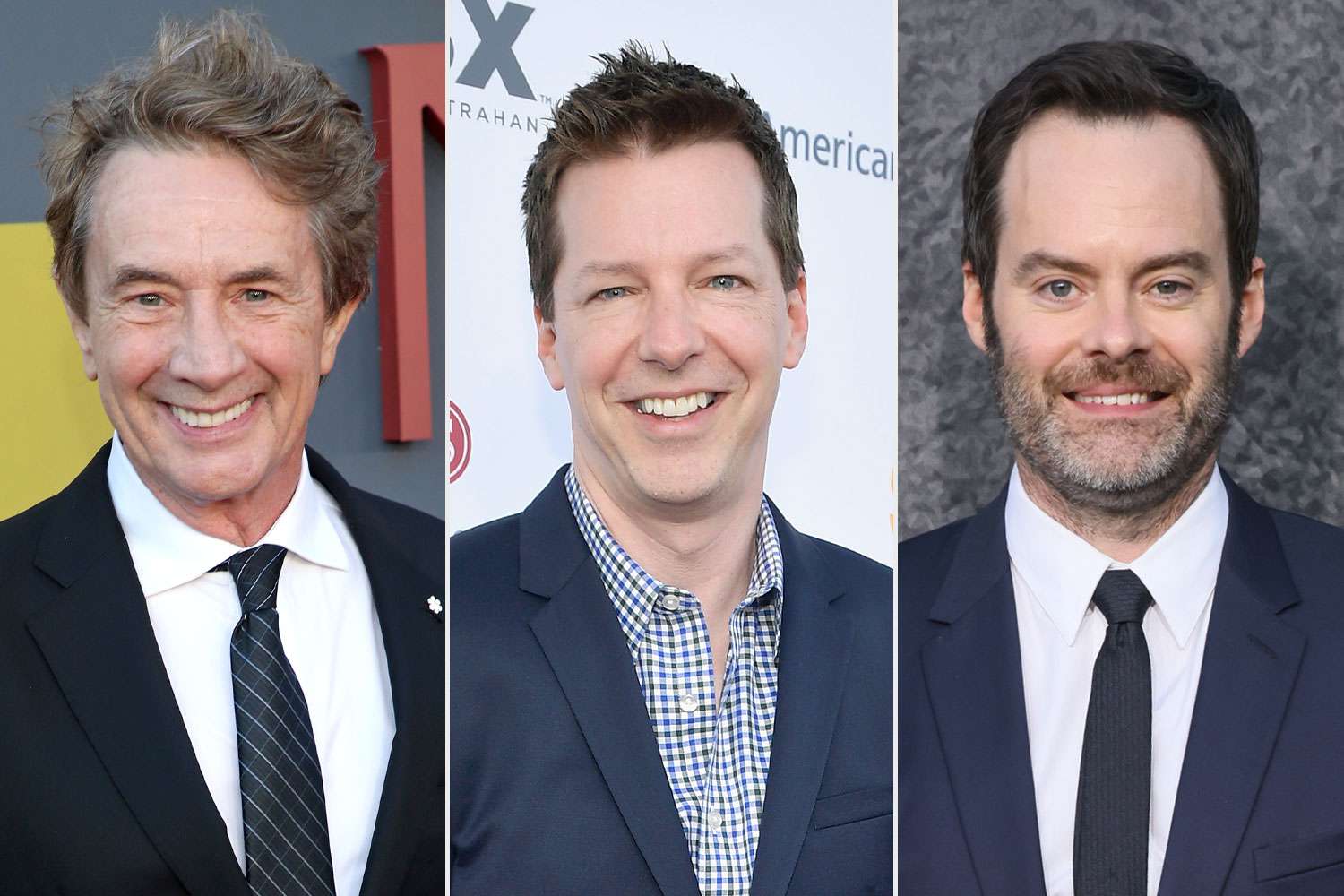 LOS ANGELES, CALIFORNIA - JUNE 11: Martin Short attends Hulu's "Only Murders In The Building" FYC Event at El Capitan Theatre on June 11, 2022 in Los Angeles, California. (Photo by Phillip Faraone/Getty Images)INGLEWOOD, CA - JULY 15: Sean Hayes attends the 33rd Annual Cedars-Sinai Sports Spectacular at The Compound on July 15, 2018 in Inglewood, California. (Photo by Matt Winkelmeyer/Getty Images for Sports Spectacular)HOLLYWOOD, CALIFORNIA - APRIL 16: Bill Hader attends HBO's original series "Barry" Los Angeles Season 4 Premiere at Hollywood Forever on April 16, 2023 in Hollywood, California. (Photo by Rodin Eckenroth/Getty Images)