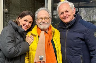 Jennifer Garner, Ron Rifkin and Victor Garber in New York City