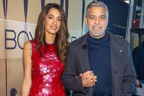 Amal Clooney and George Clooney attend the MGM Seattle community screening of The Boys In The Boat