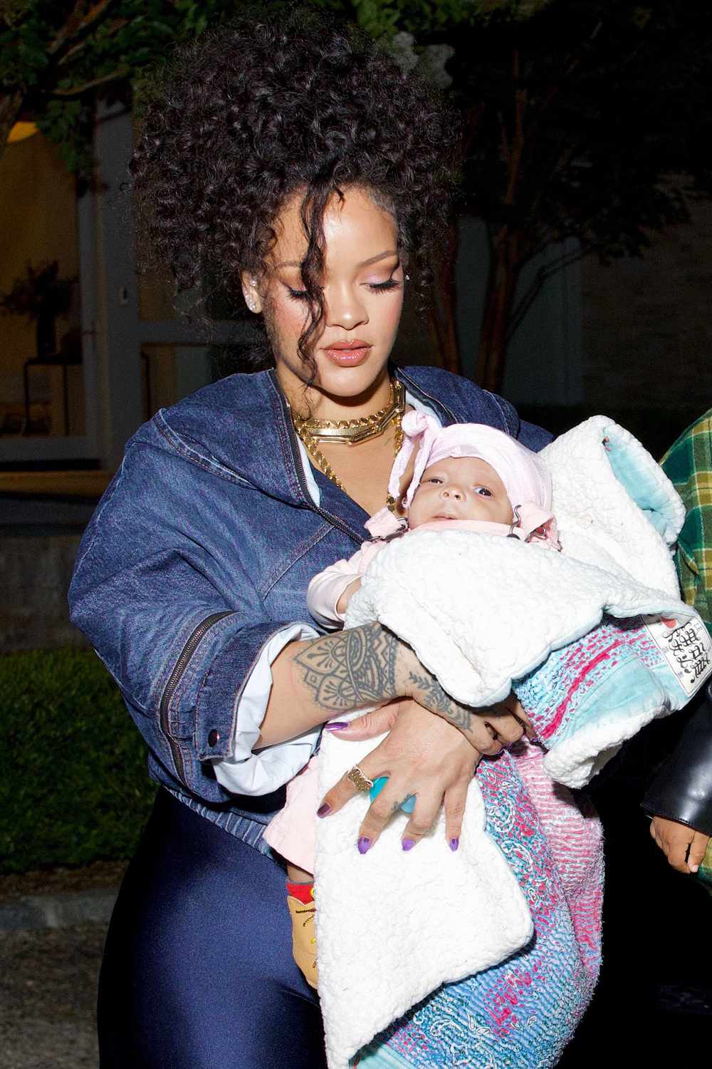 Rihanna and ASAP Rocky are sharing with the world an intimate photoshoot along with their newborn son, Riot Rose