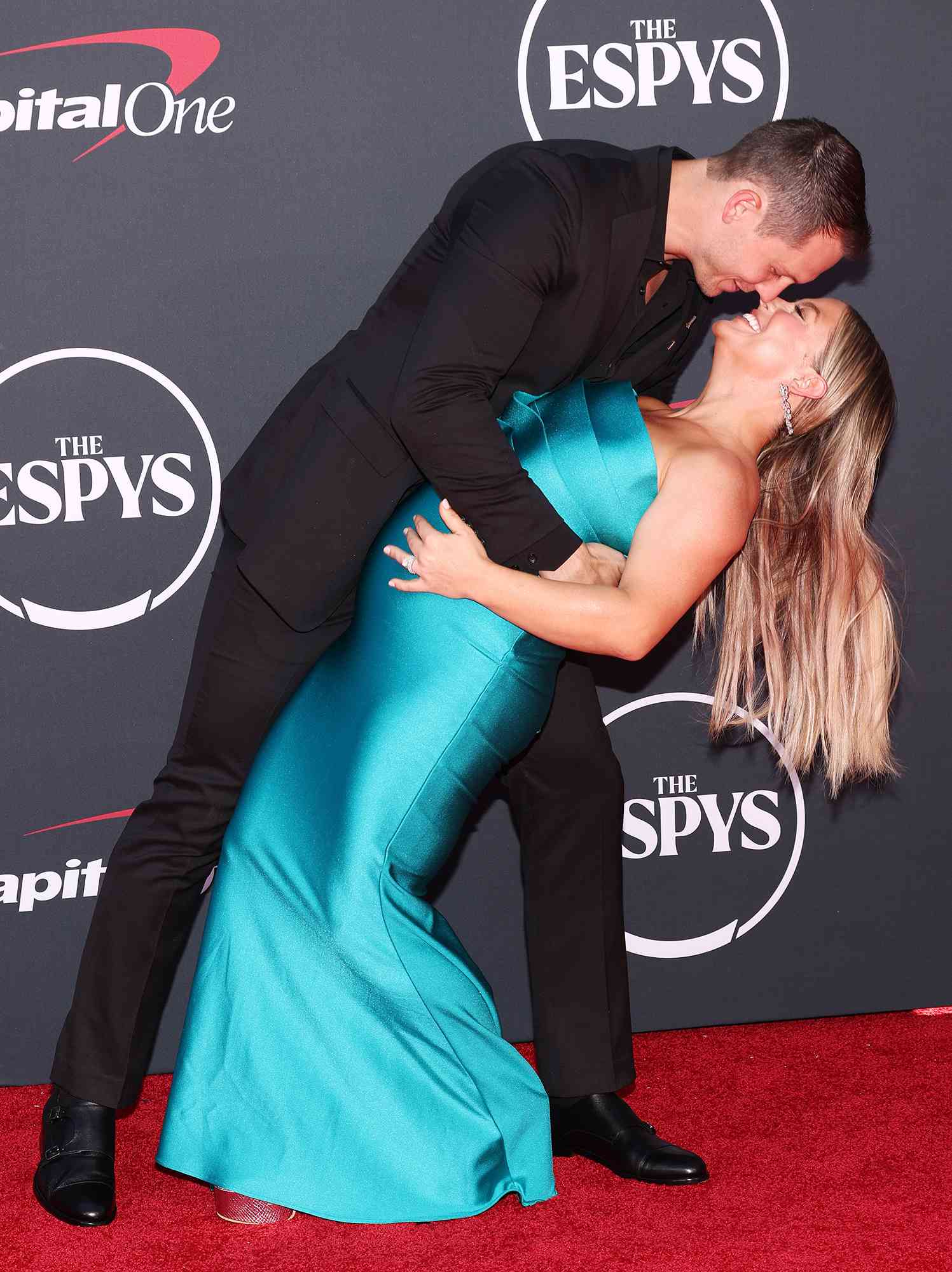 Andrew East and Shawn Johnson at The 2023 ESPYS