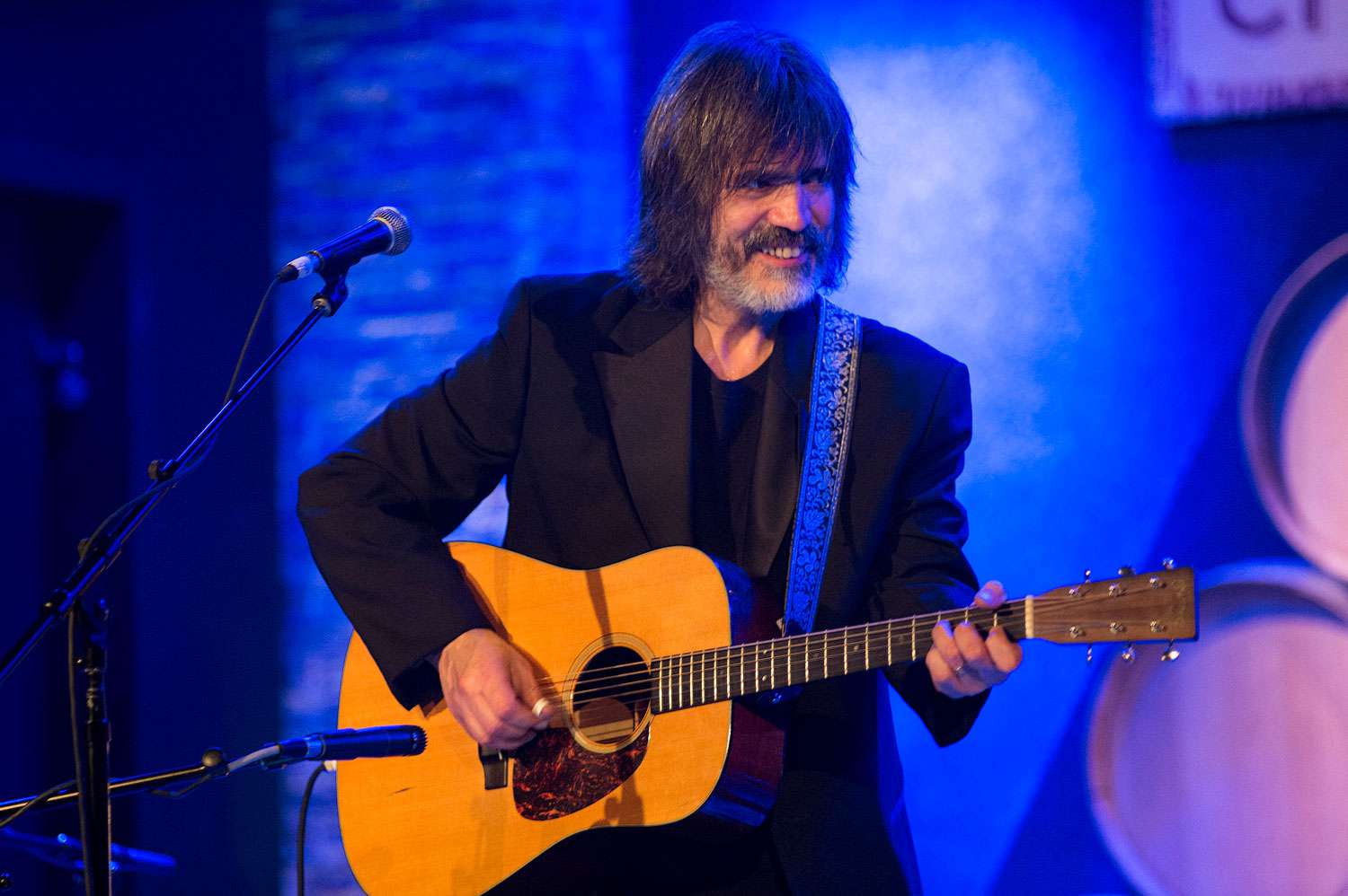 Larry Campbell performs at the City Winery in New York City on April 1, 2016.