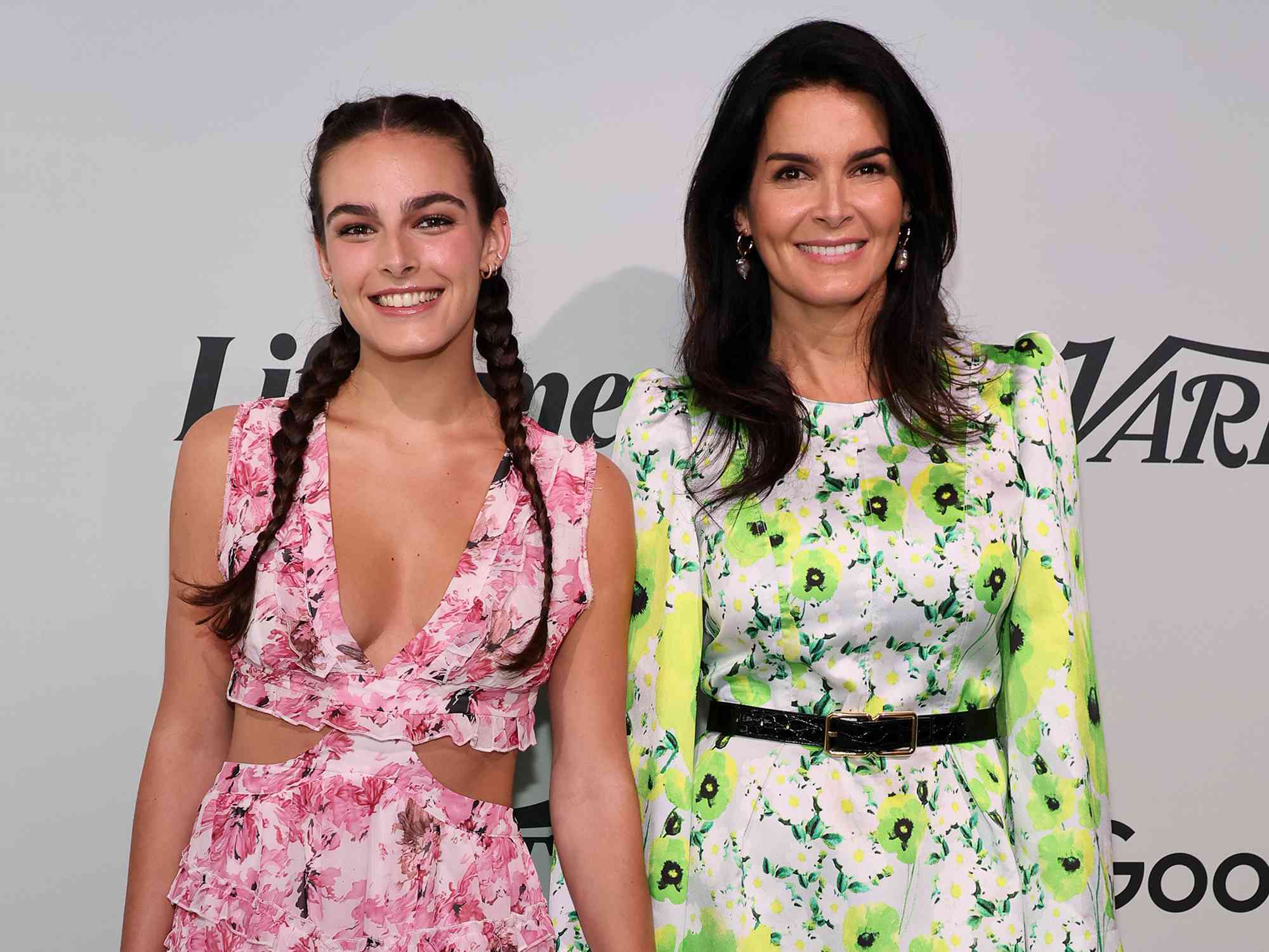 Finley Faith Sehorn and Angie Harmon attend Variety's 2022 Power Of Women at The Glasshouse on May 05, 2022 in New York City.