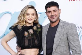 Joey King (L) and US actor Zac Efron attend the Los Angeles premiere of Netflix's "A Family Affair" 