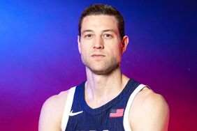 3v3 Basketball athlete Jimmer Fredette poses for a portrait during the 2024 Team USA Media Summit at Marriott Marquis Hotel on April 17, 2024 in New York City.