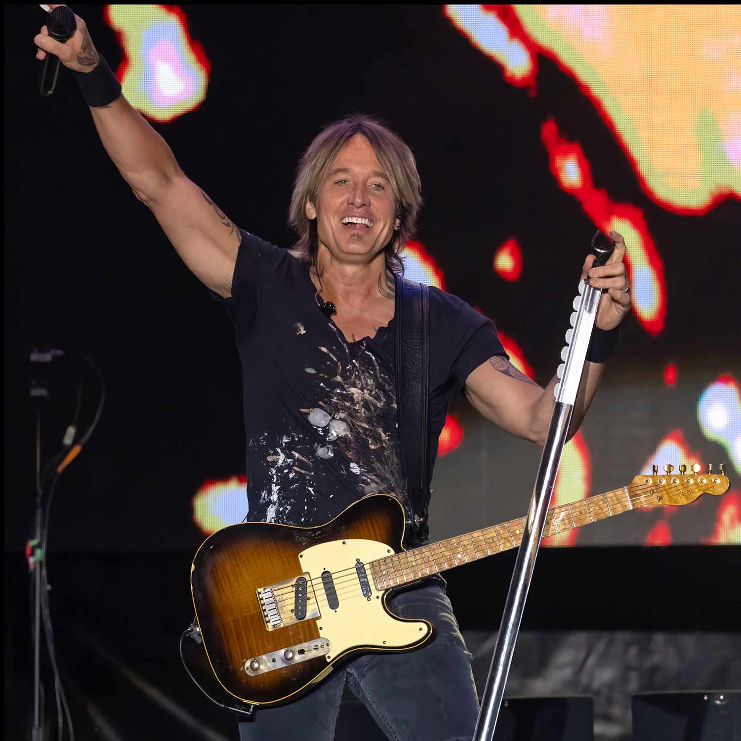 Keith Urban during the Country Thunder Music Festival in Twin Lakes, Wisconsin 