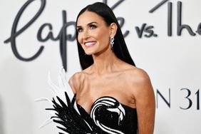 US actress Demi Moore arrives for FX's "Feud: Capote vs. The Swans" premiere at the Museum of Modern Art in New York, on January 23, 2024.