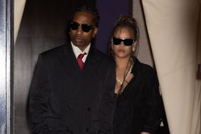 Rihanna and asap rocky leave the Mercer hotel in NYC