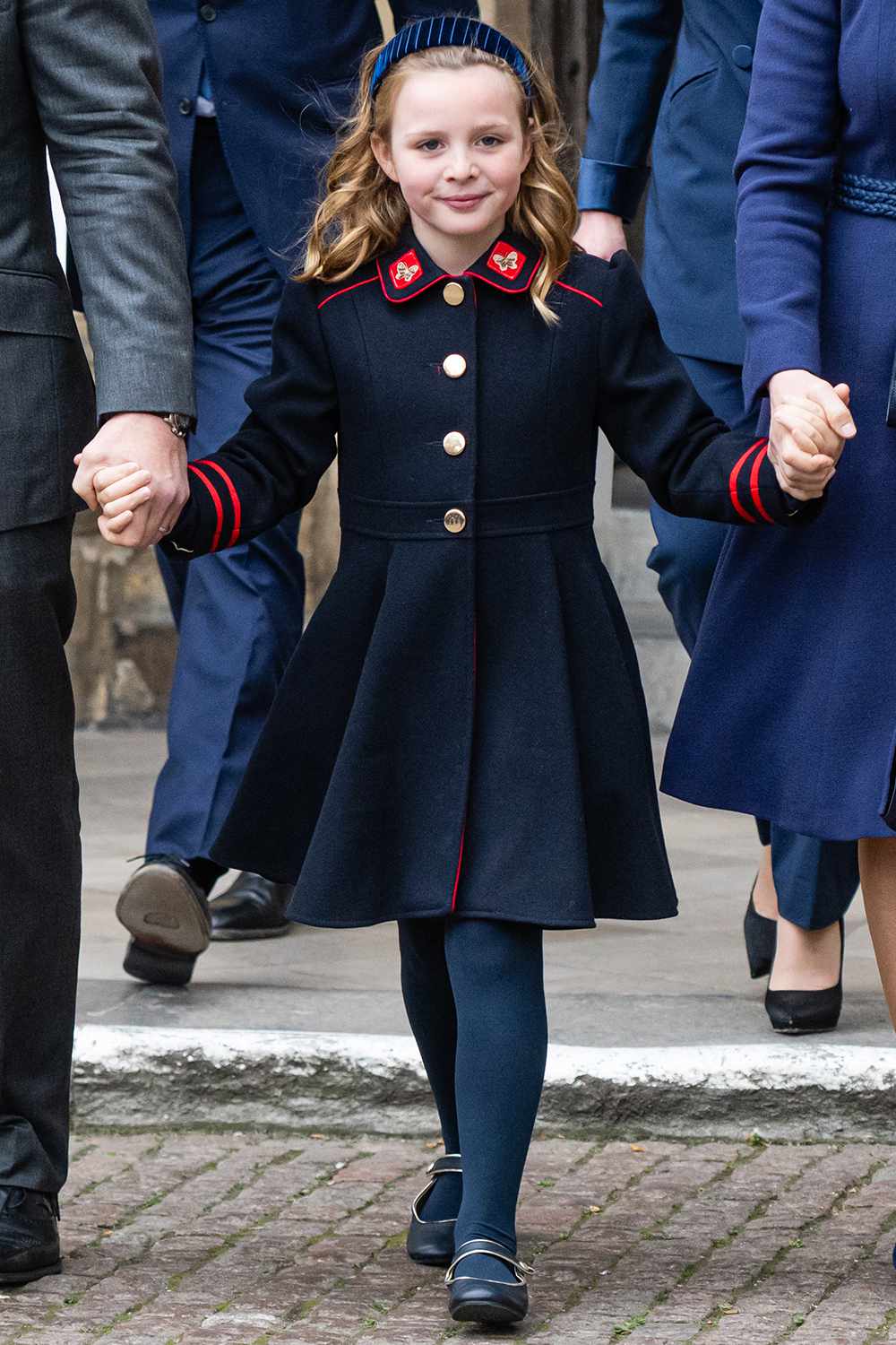 Mia Tindall attends a memorial service for the Duke of Edinburgh at Westminster Abbey on March 29, 2022 in London, England.