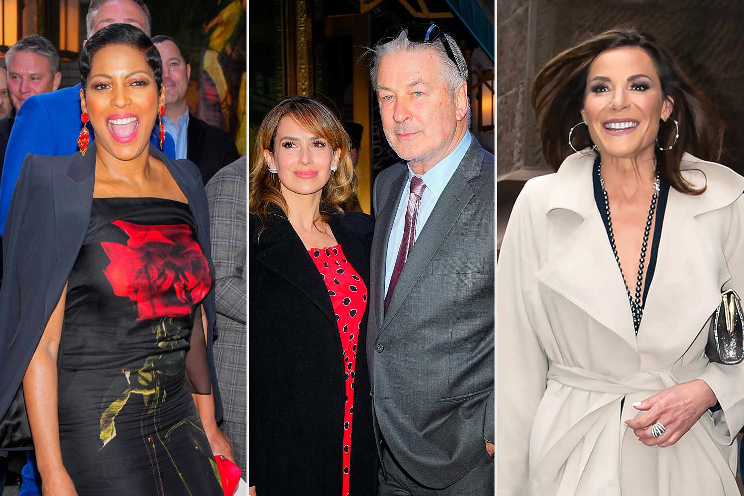 Tamron Hall ; Hilaria Baldwin; Alec Baldwin; Countess Luann de Lesseps