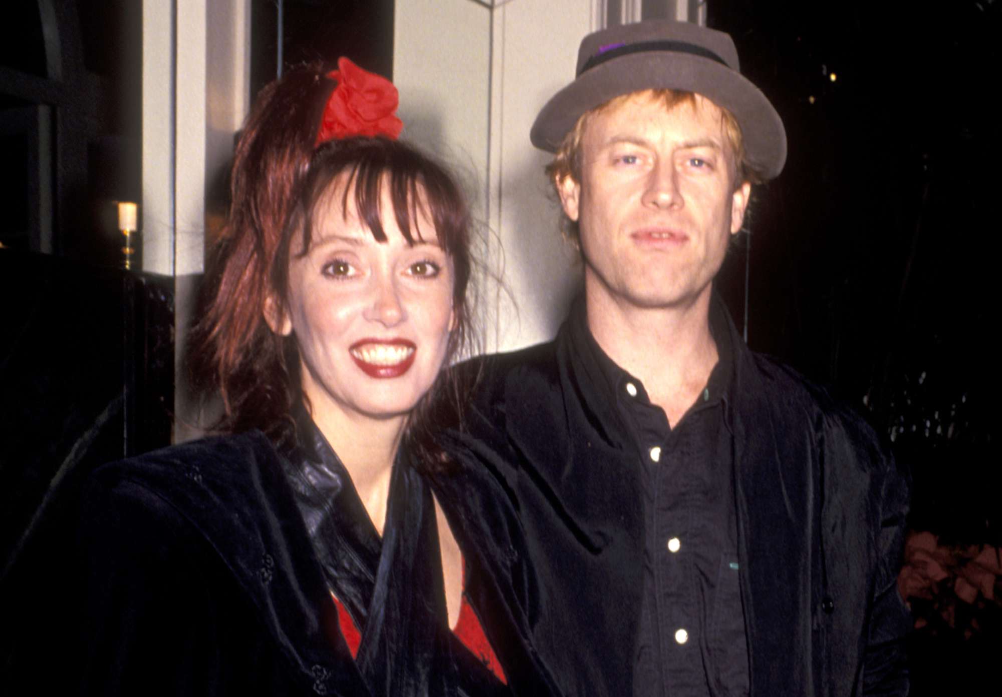 Shelley Duvall and Dan Gilroy attend the Fourth Annual Spirit of America Awards Gala on December 13, 1990.