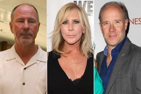 Donn Gunvalson + Vicki Gunvalson + Brooks Ayers (Vicki in the middle) — Vicki Gunvalson Says Cheating on Ex Donn Gunvalson with Brooks Ayers 'Destroyed My Family'