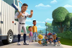 Aaron Judge Teams Up with Rubble & Crew for a Home Run Derby — with Wife Samantha and Their Pups!