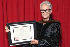 Jamie Lee Curtis attends the AFI Commencement - Class of 2024 honoring recipient Jamie Lee Curtis at TCL Chinese Theatre on August 10, 2024 in Hollywood, California.