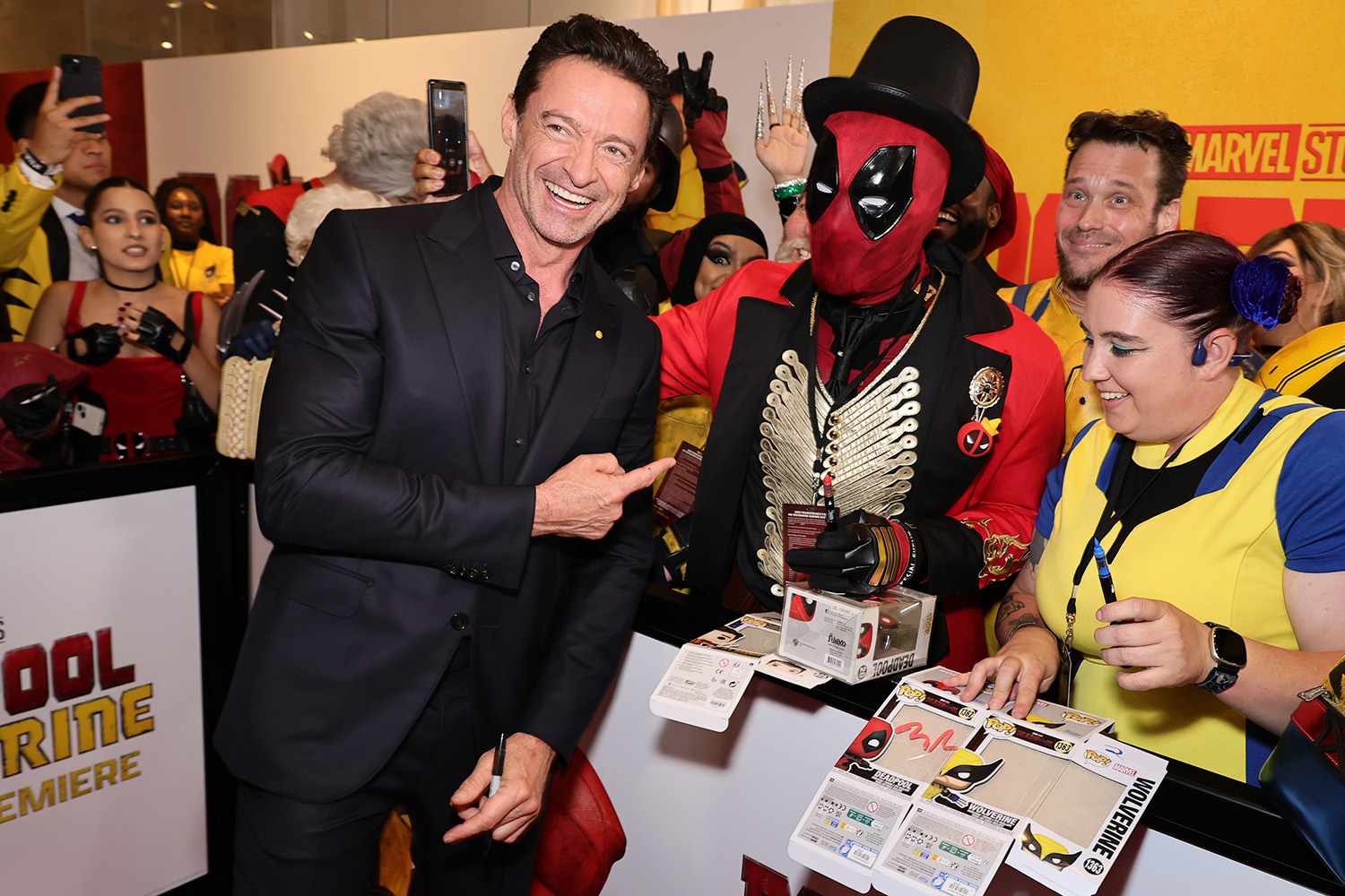 Hugh Jackman new york deadpool wolverine 07 22 24