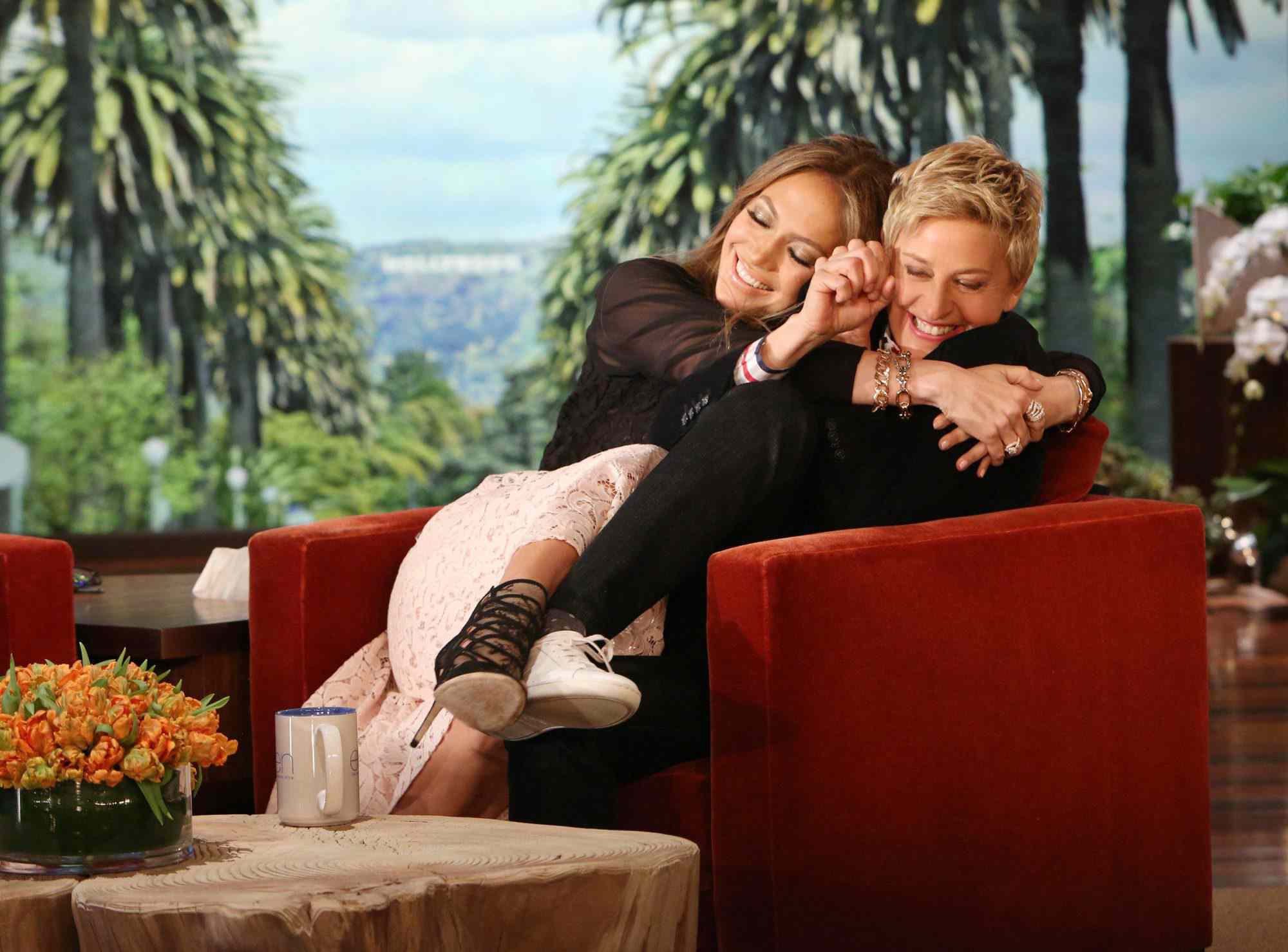Jennifer Lopez and Ellen