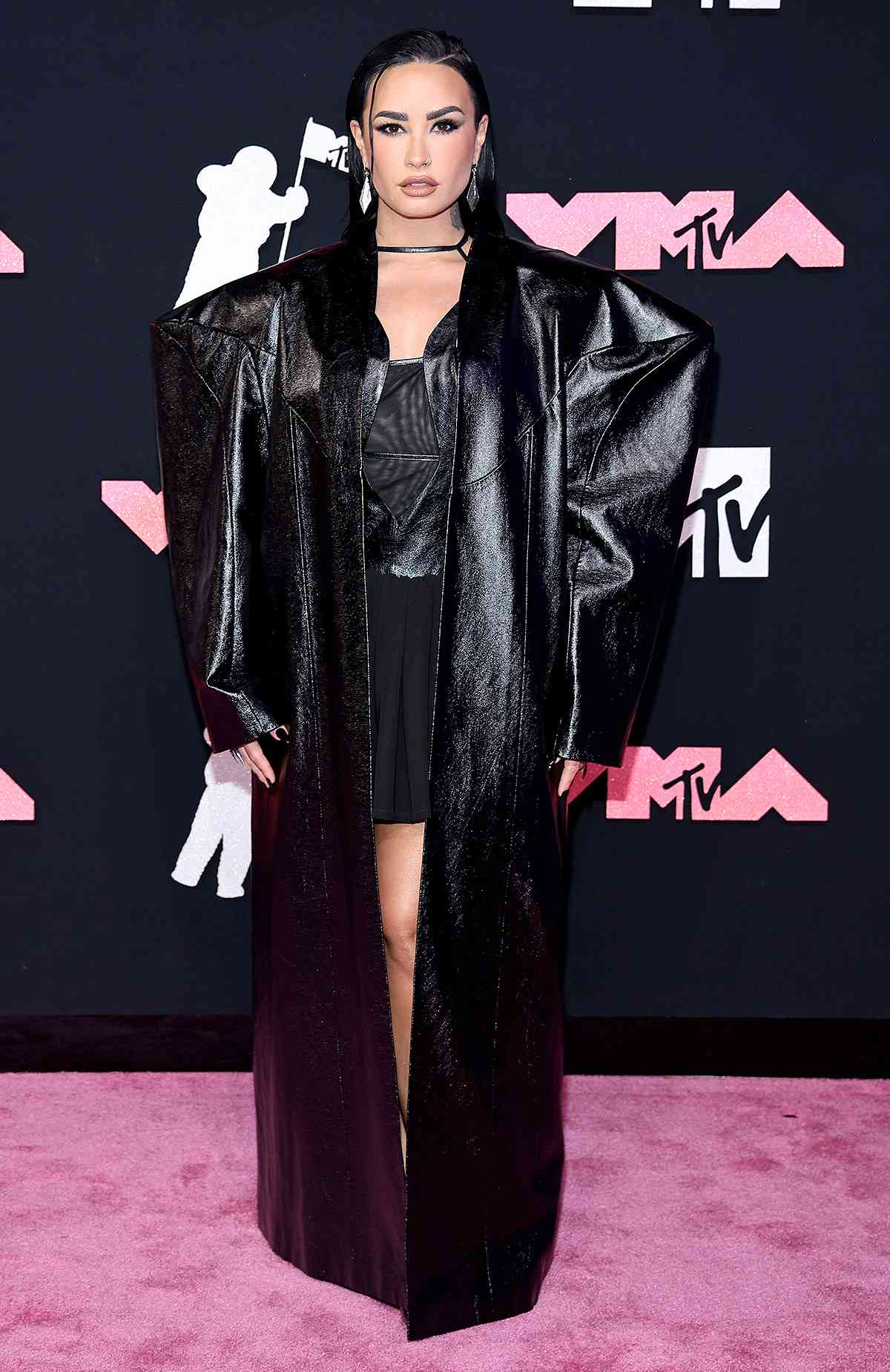 Demi Lovato attends the 2023 MTV Video Music Awards at the Prudential Center on September 12, 2023 in Newark, New Jersey.