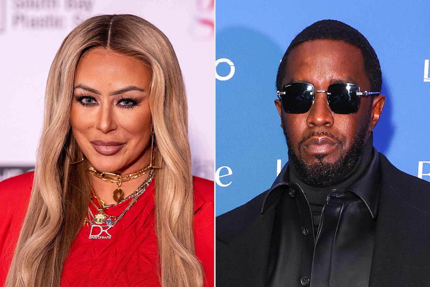 Aubrey O'Day and Sean Combs Diddy 