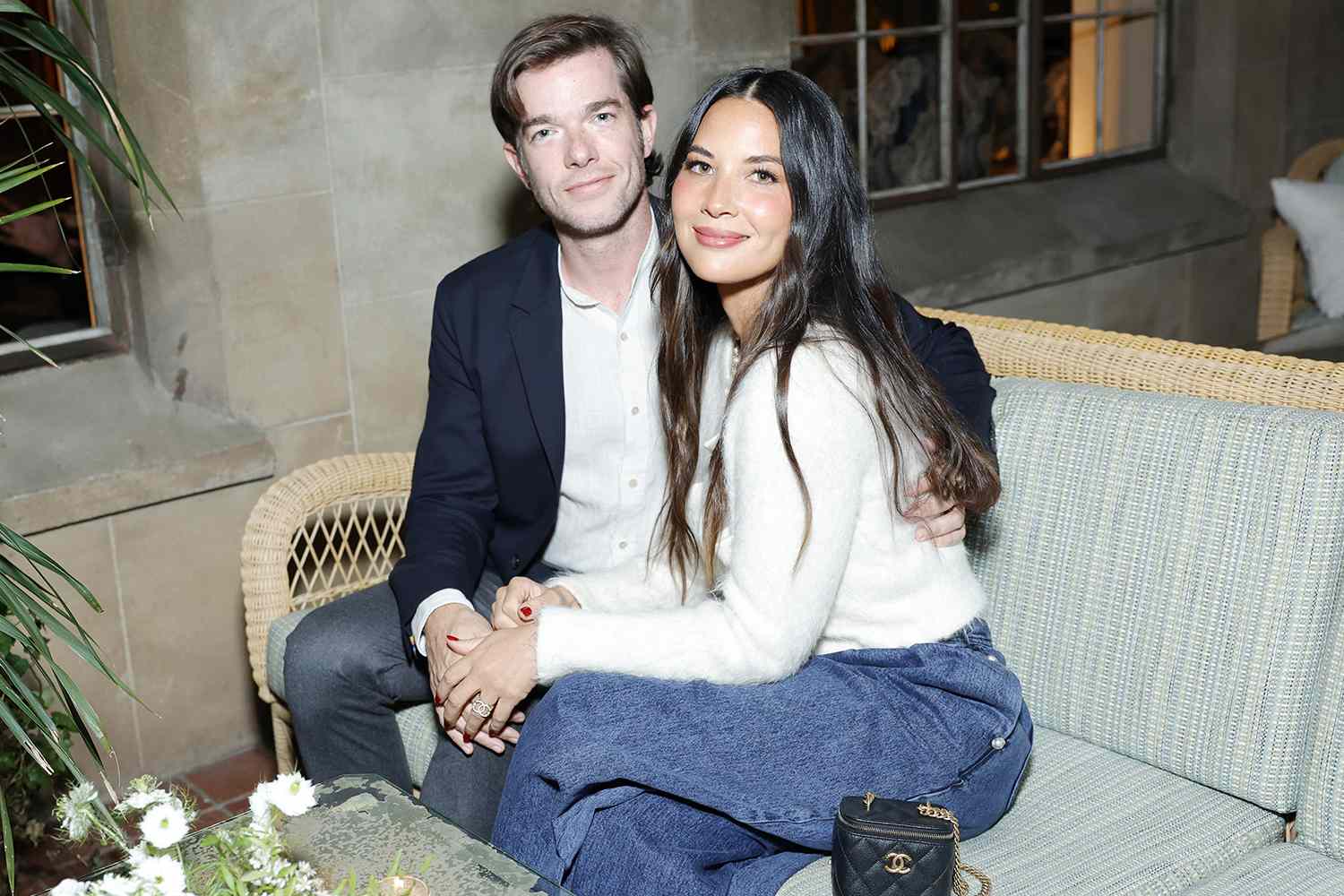 John Mulaney and Olivia Munn attend the CHANEL dinner to celebrate the launch of Sofia Coppola Archive: 1999-2023 at Chateau Marmont 