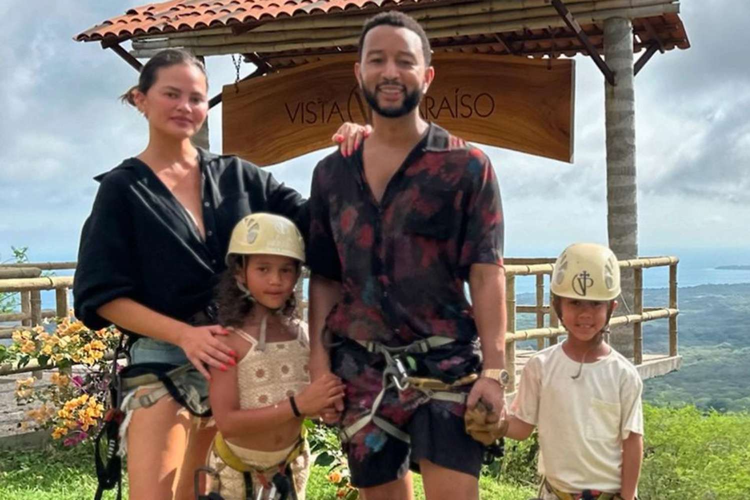 Chrissy teigen takes her kids ziplining instagram 06 30 24