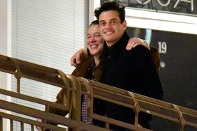 Rami Malek is seen arm in arm with his James Bond co-star Lea Seydoux as the pair leave an intimate dinner together.