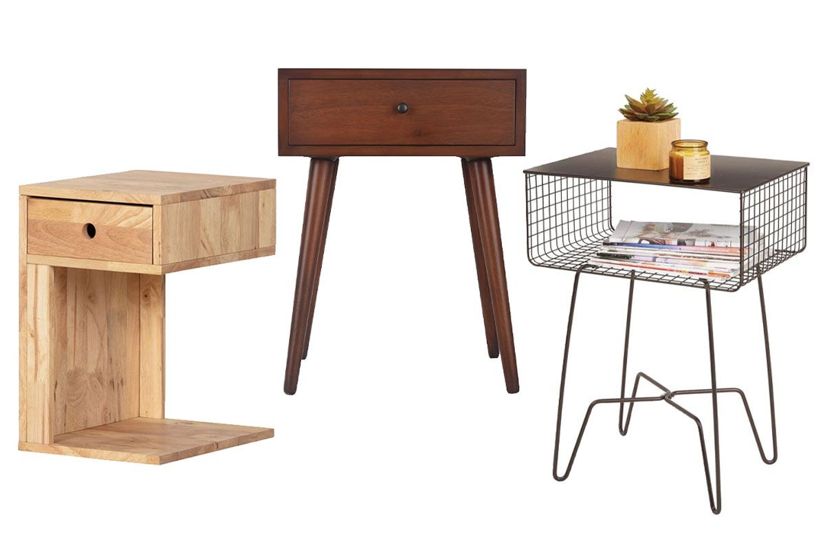 End Tables with Drawer Cabine