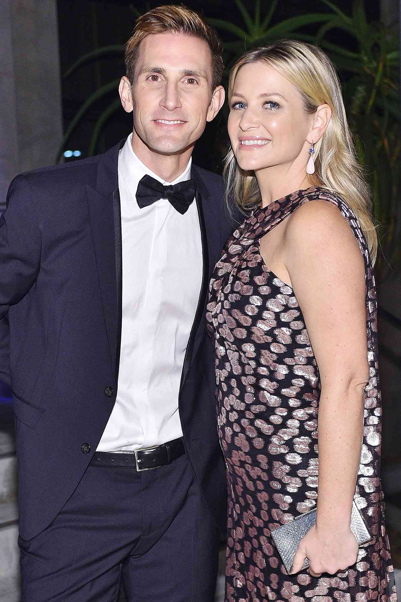 Christopher Gavigan and actress Jessica Capshaw attend the 2015 Baby2Baby Gala