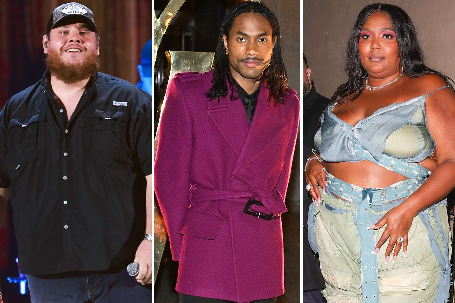 luke combs, steve lacy and Lizzo