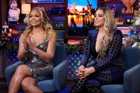 WATCH WHAT HAPPENS LIVE WITH ANDY COHEN -- Episode 19208 -- Pictured: (l-r) Gizelle Bryant, Robyn Dixon -- (Photo by: Charles Sykes/Bravo via Getty Images)