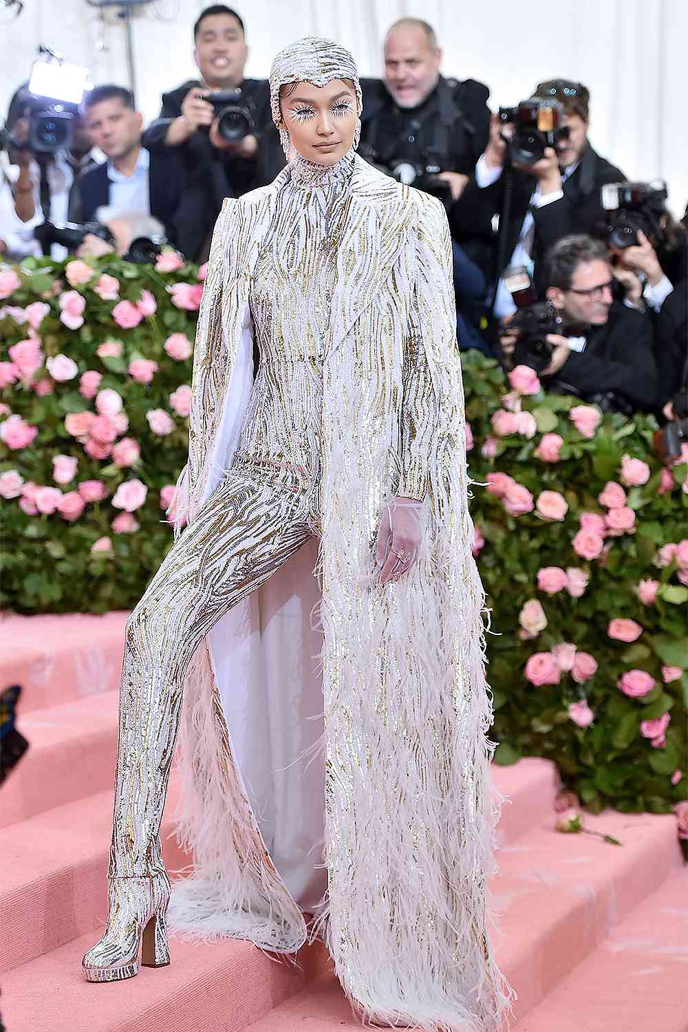 Gigi Hadid attends The 2019 Met Gala Celebrating Camp: Notes on Fashion at Metropolitan Museum of Art on May 06, 2019 in New York City