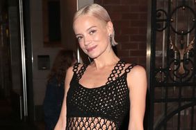 Lily Allen seen leaving the Duke of York's Theatre after her performance in "The Pillowman" on August 08, 2023 