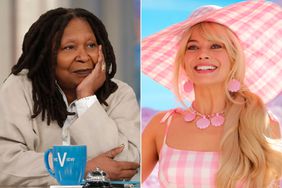 WHOOPI GOLDBERG on The View; MARGOT ROBBIE as Barbie