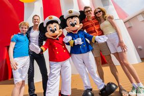 Neil Patrick Harris and fam on the Disney Wish